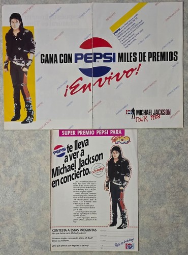 Michael jackson pepsi x3 - pepsi,