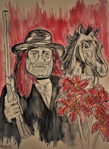 Willie nelson opera arte - willie, d'arte