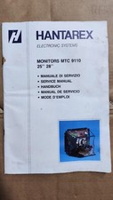 Manuale Tecnico Per Monitor CRT Hantarex  MTC 9110 25" 28" Manuale di servizio 