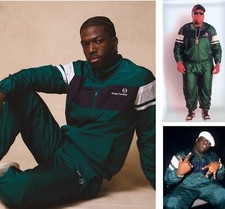 Sergio Tacchini - The Notorious B.I.G - Giacca Da Track RRP £85 - Metà Prezzo!