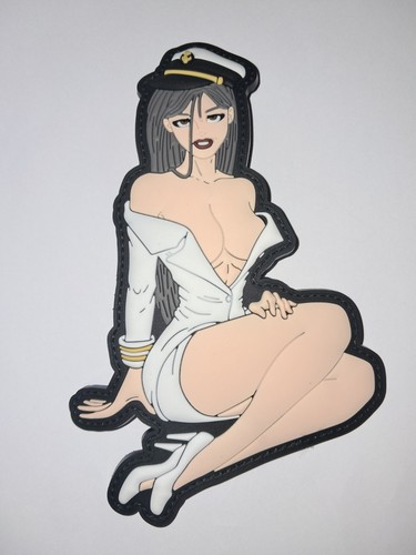 Navy pin pvc morale - pin,