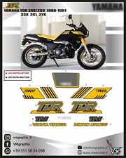 ADESIVI TDR 240 250 3CK 3CL 2YK 1988/1991 GLITTER DECALS STICKERS ADHESIVES GRA