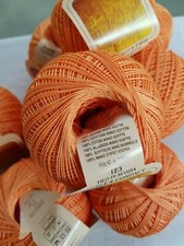 gomitoli di cotone"silke" arancio 20 gomitoli da gr 50