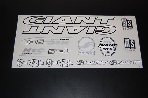 Adesivi giant xtc se1 bianco - xtc,