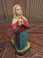 Vintage 1950 Chalk Statue of