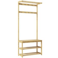 HOMCOM Appendiabiti da Terra