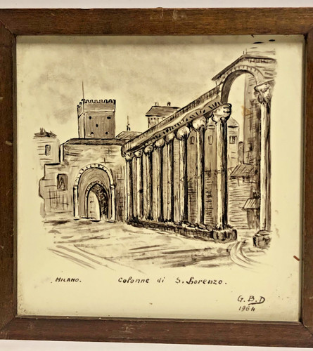 Quadri acquarello scorci - ad,