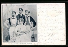 Cartolina Ensemble strumentale e vocale Jean Scholtes 1903 