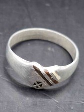 Anello croce di ferro nero