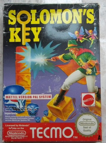 Solomon key nintendo nes - key,