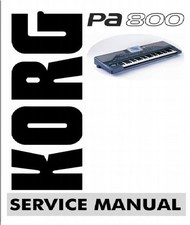korg pa800 manuale di servizio riparazione