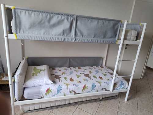 Letto castello bianco - , a