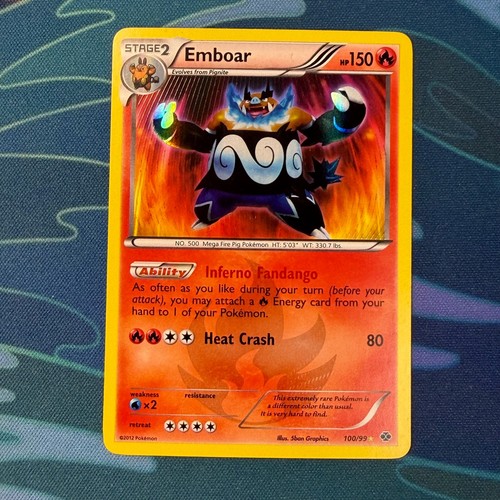 Pokemon emboar secret rare - secret,