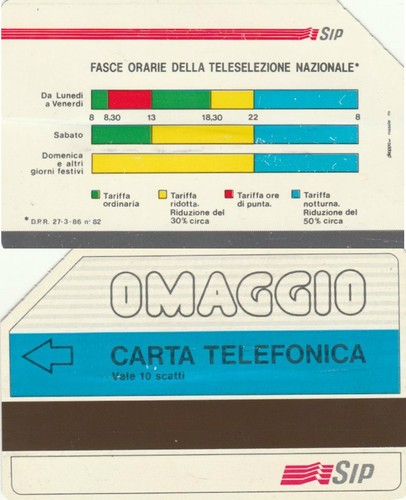 Scheda telefonica usata po5 - scheda,
