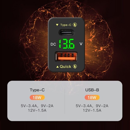 Caricabatteria auto 12v usb - auto,