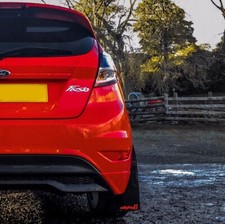 Parafanghi stile rally adatti: Ford Fiesta Mk7|7,5 inc Zetec S nero 4 mm PVC*G RF-R