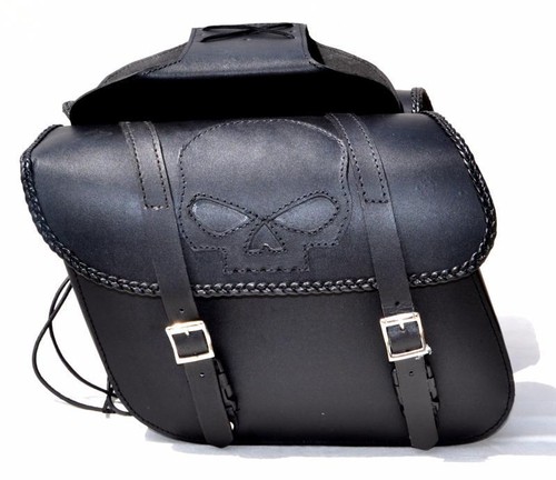 Borse biker cuoio teschio - in,