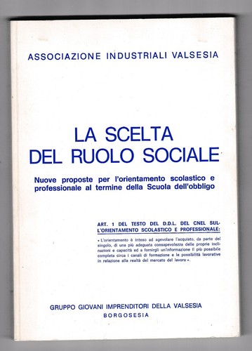 Libro scelta del ruolo - scelta,
