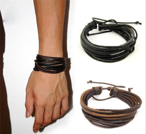 Set braccialetti uomo - 2, in
