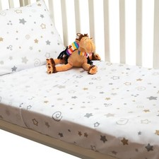 Completo Lenzuola 3 Pezzi Lettino 80X160 E Montessori Cotone 100% Vari Disegni