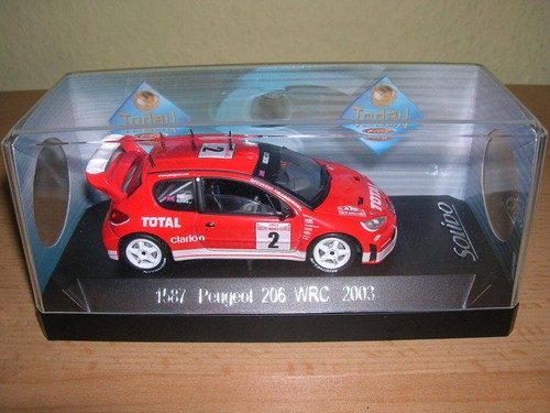 Solido peugeot 206 - wrc, rally
