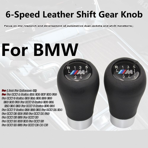Manopola cambio pelle nera - , bmw