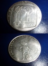 Medaglia moneta Fifa World Cup ARGENTINA 78 omaggio STOCK