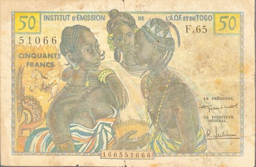 Banconota africa occidentale - banconota,