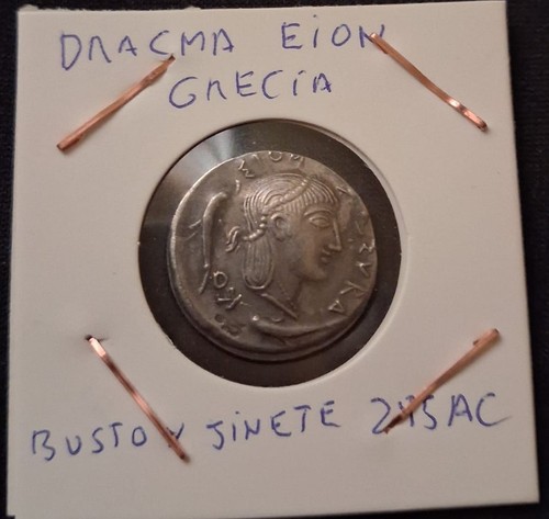 Dracma eion grecia busto - dracma, de