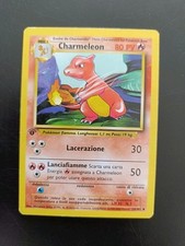 Pokemon Charmeleon 24/102 Set Base Rara Prima Edizione Wizards ITA Carte Vintage