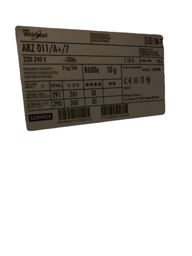 Sportello congelatore frigo - congelatore,