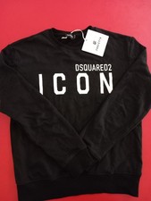 Felpa dsquared2 nera originale