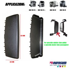 CALOTTA COPERCHIO COPERTURA SPECCHIO RETROVISORE DX/SX PER MAN TGS TGX EURO 5/6