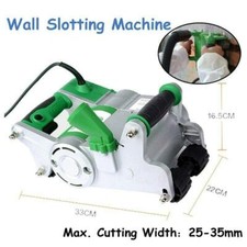 25MM 35MM Industrial Wall Chaser Machine Wall Groove Cutting Machine 220V 1100W