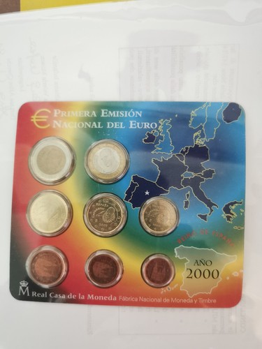 Euro spagna 2000 set - euro, serie