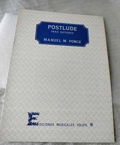 Manuel maria ponce postludio - maria,