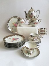 Servizio tè fiori 20 pz