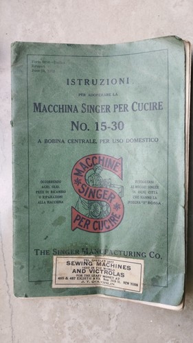 Libretto istruzione per