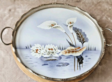 Antico Grande Bello Vassoio Di