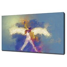 Appendiabiti da parete Freddie Mercury Queen stampa su tela decorazione casa fatti a mano