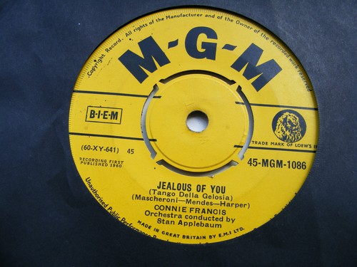 Connie francis jealous of - connie,