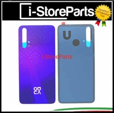 BACK COVER SCOCCA POSTERIORE COPRI BATTERIA HUAWEI NOVA 5T YAL-L21 VETRO VIOLA