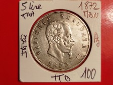 Italie 5 Lire 1872 MBN