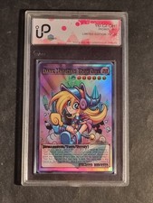 YUGIOH! - RAGAZZA MAGA NERA TOON - GRAAD -NO PSA BGS - LIMITED 79 OF 100 -CUSTOM