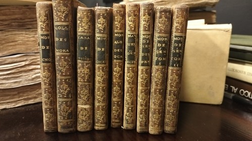 1782 lotto volumi moralistes - volumi,