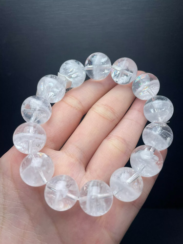 9mm natural gardenquartz - natural, bead