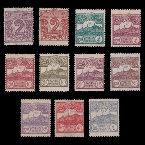 San marino 1903 set 11 - marino.1903/25.set,