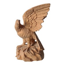*HH* Statua Scultura In Legno Aquila Falco Miniatura Uccello Statue Eagle 