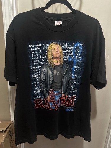 Shirt vintage 1998 wcw raven - t-shirt,