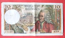 banconota 10 franchi Voltaire